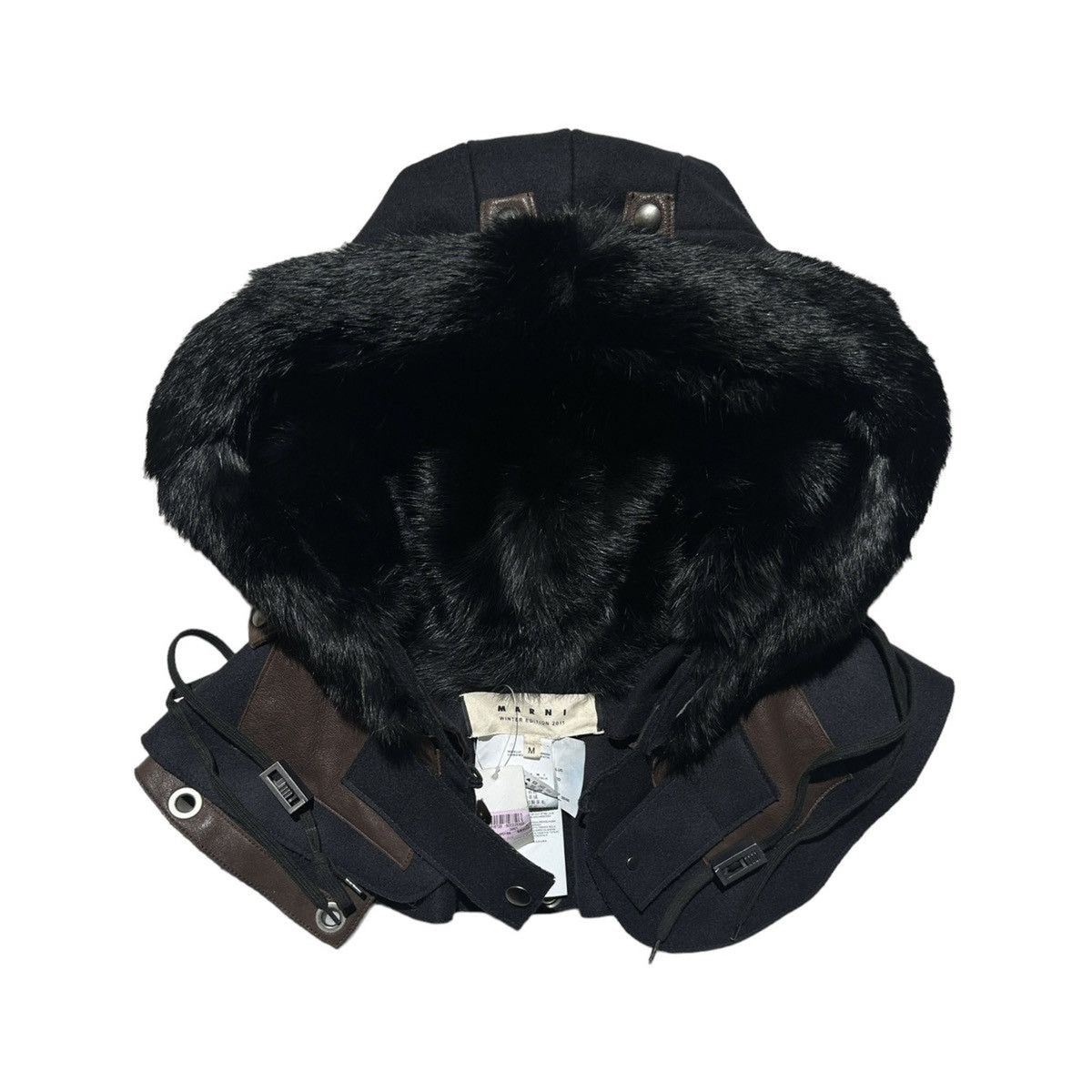 Rabbit orylag fur utility hood