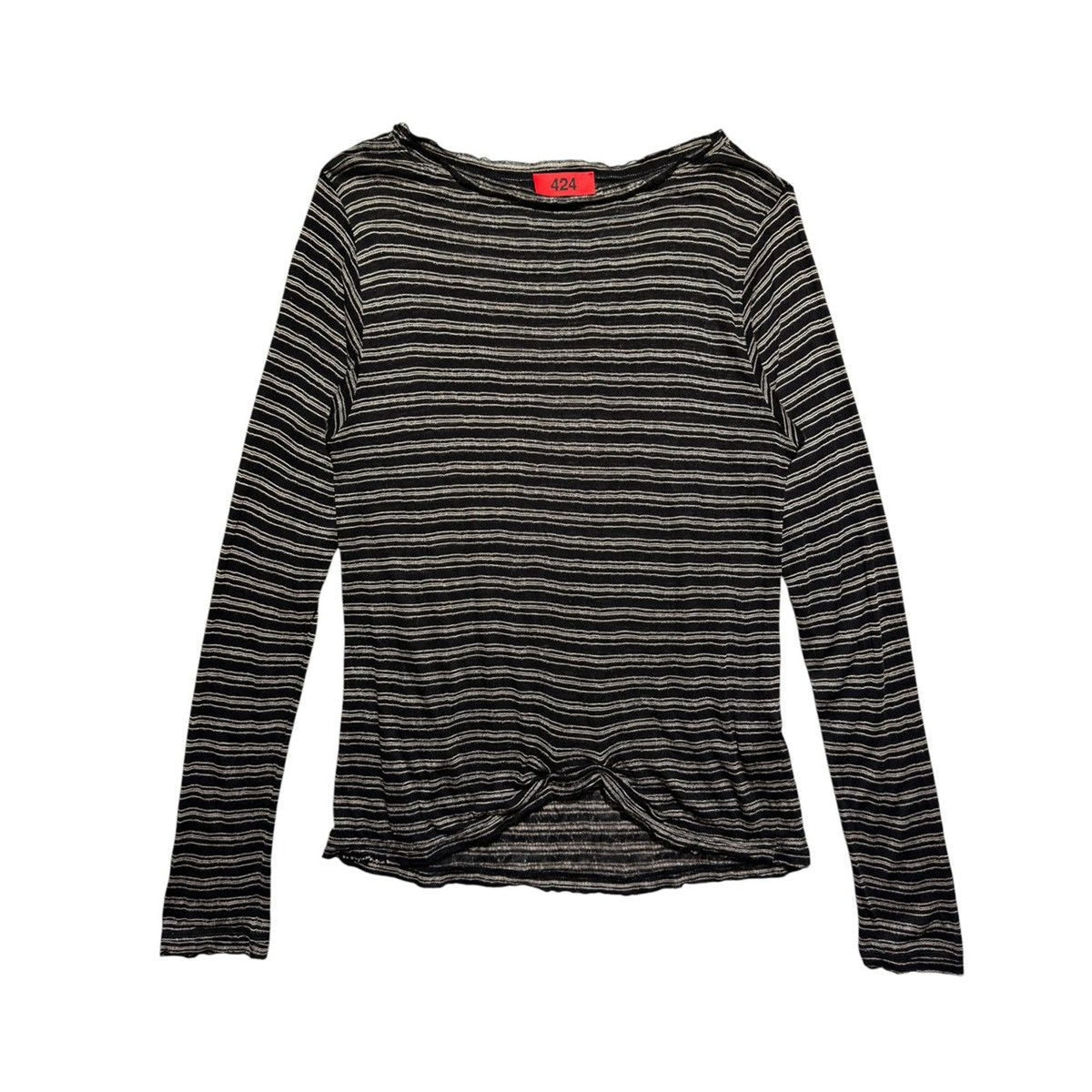Thin Gauze striped longsleeve