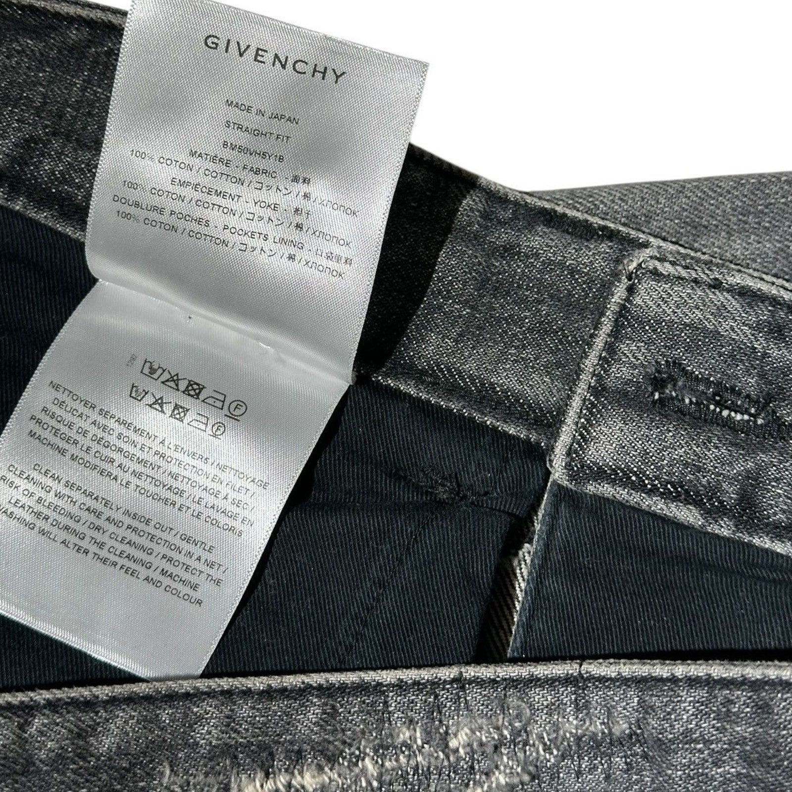 Boro distressed denim