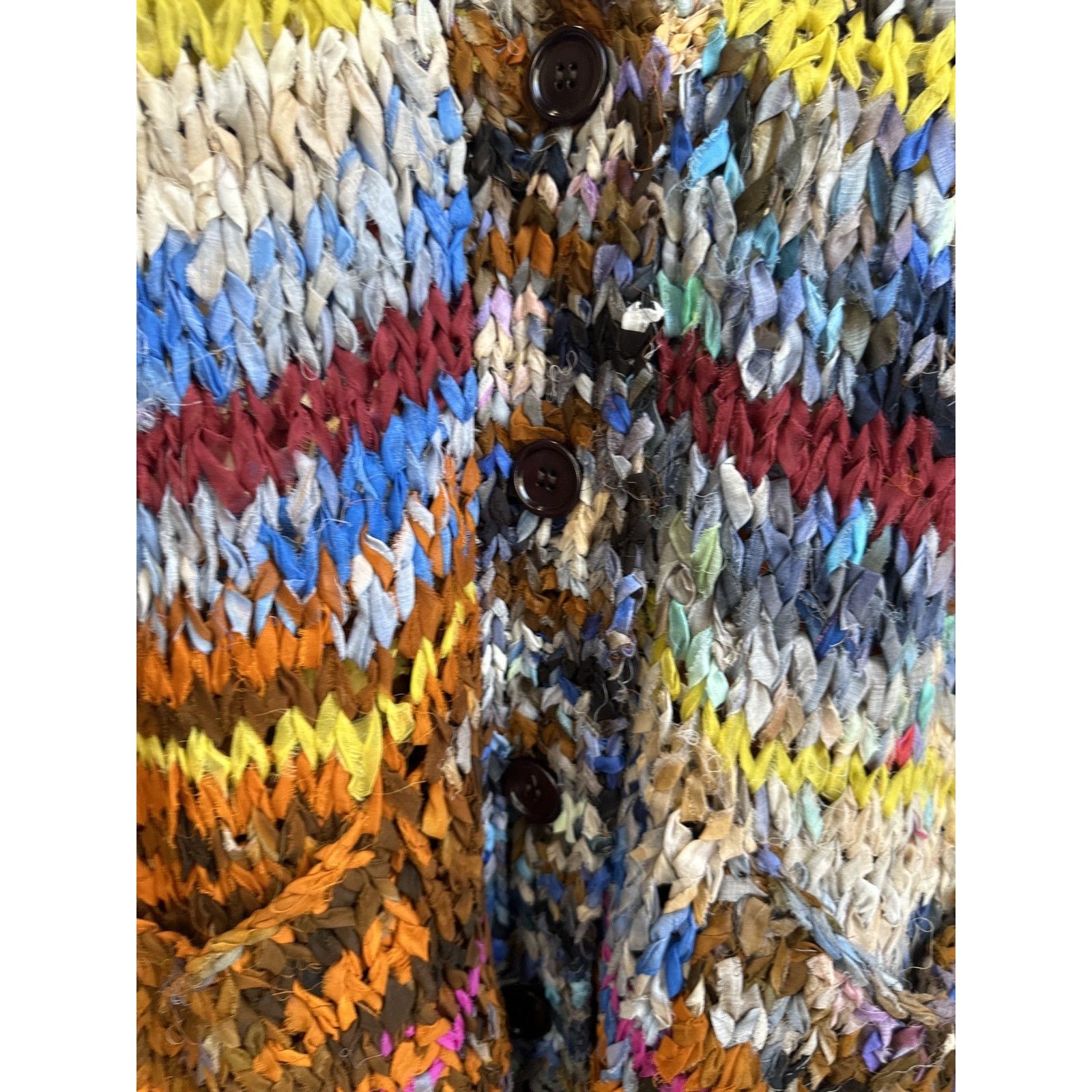 Woven Weave rainbow knit