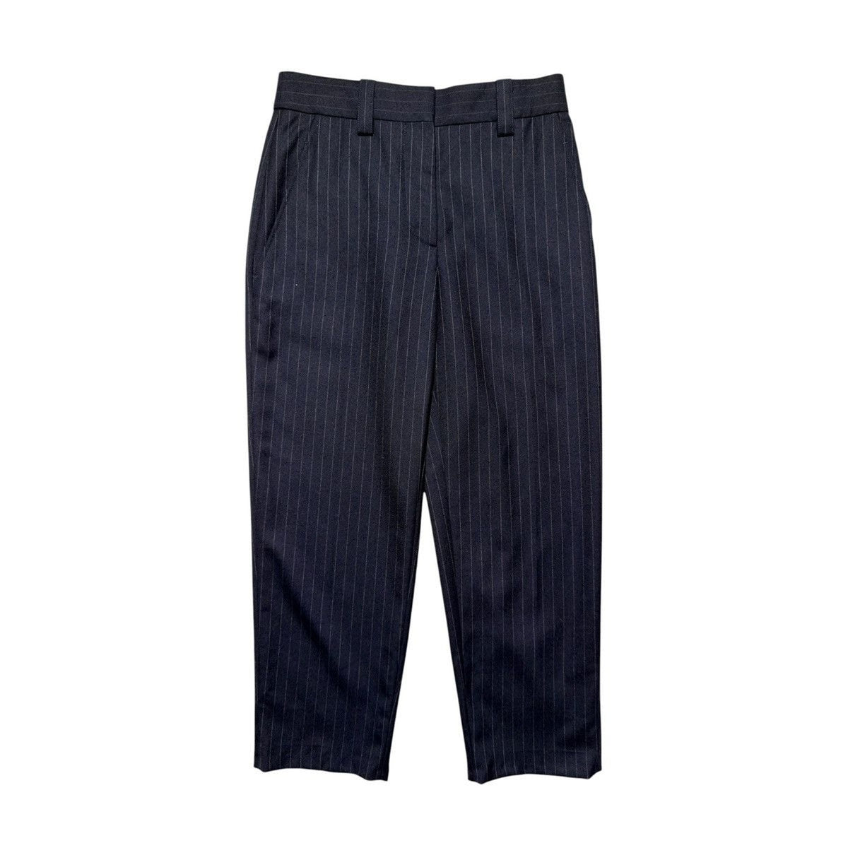 Pinstripe cropped trouser