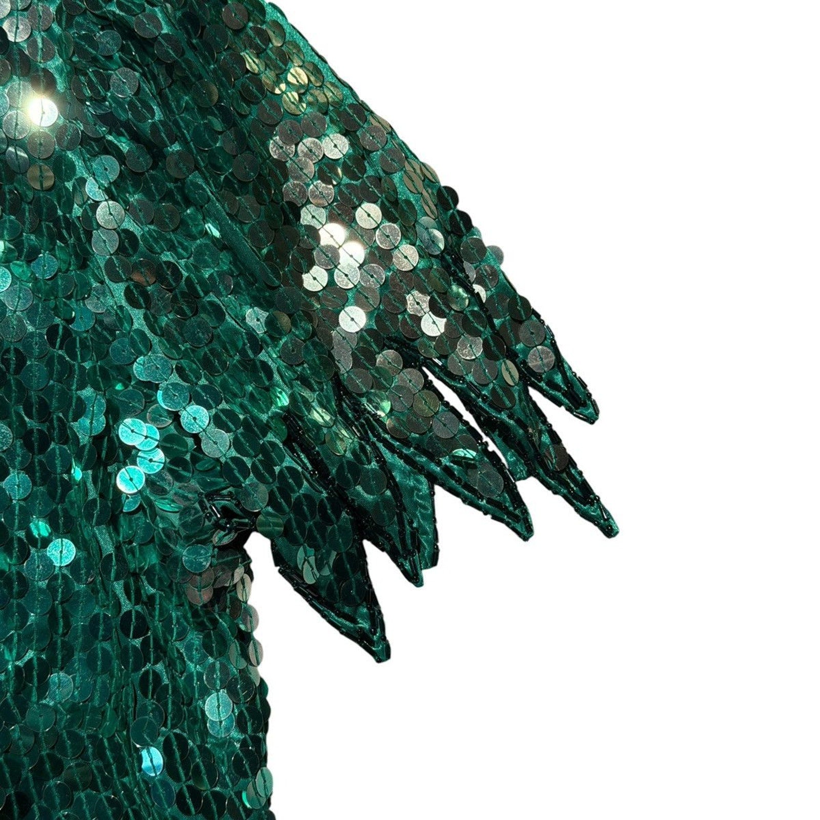 1980s sequin avant garde gown