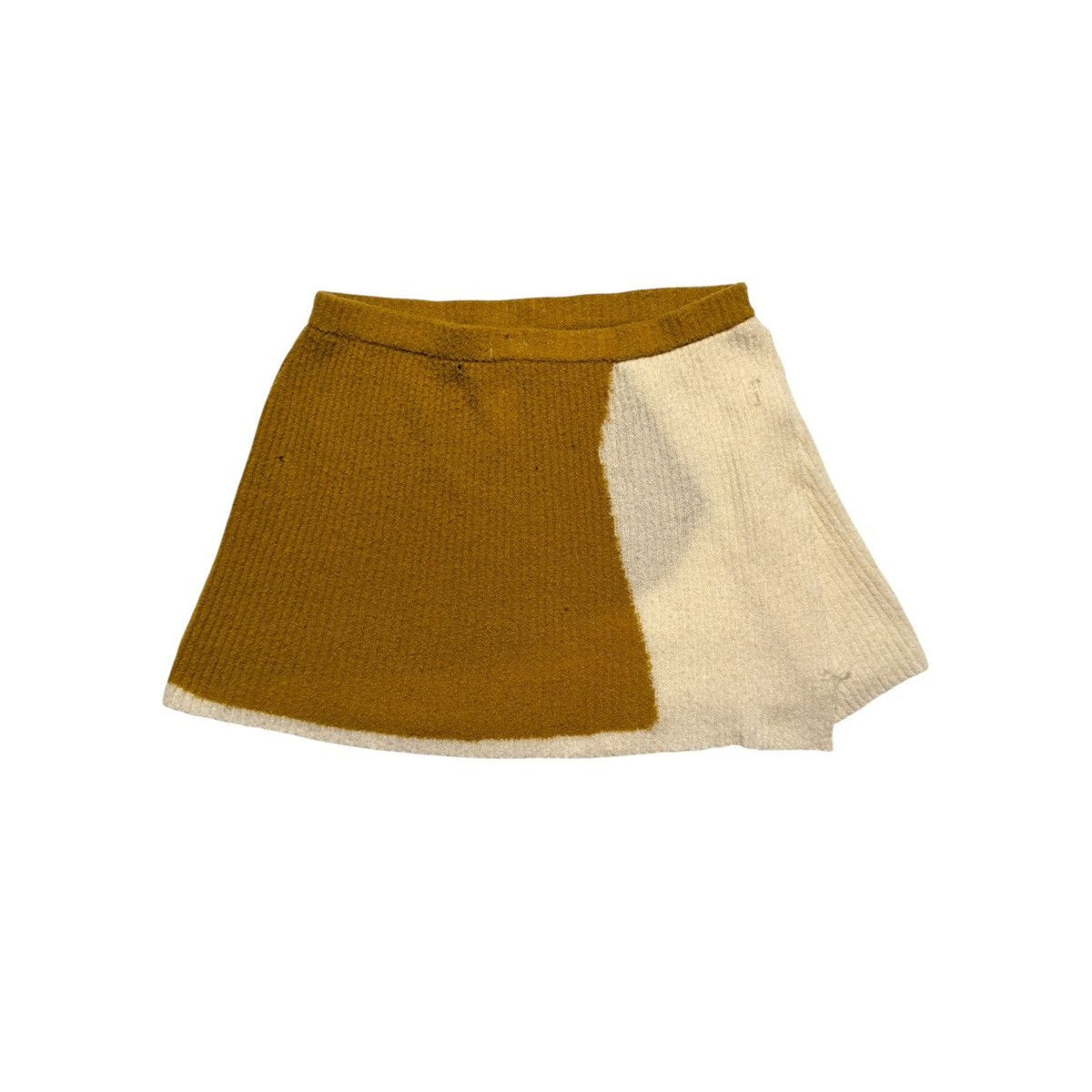 Stretch knit mini skirt