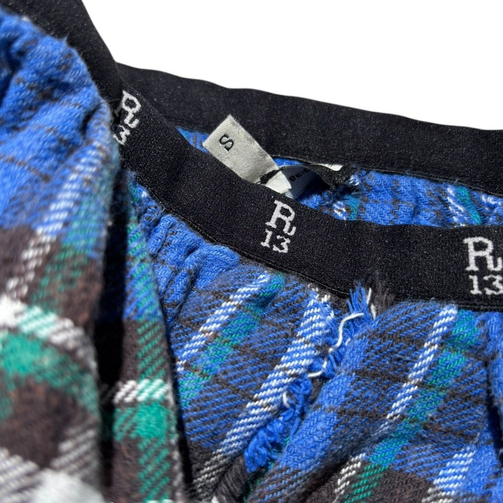 Flannel Maxi stretchy skirt