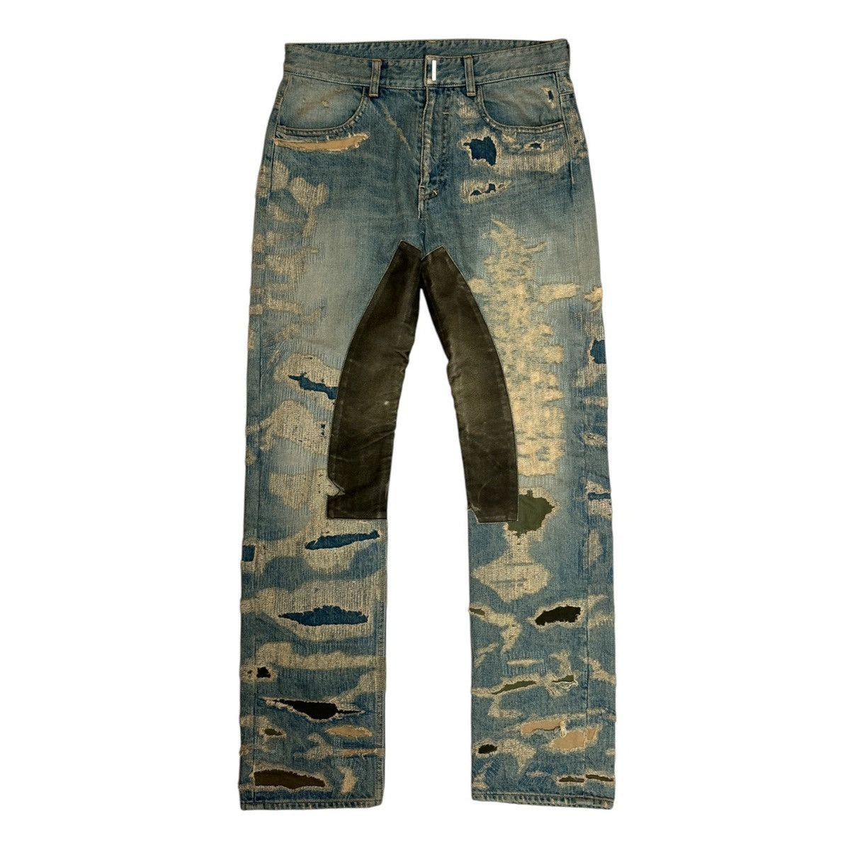 Boro distressed denim