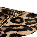Ponyhair fur waist belt