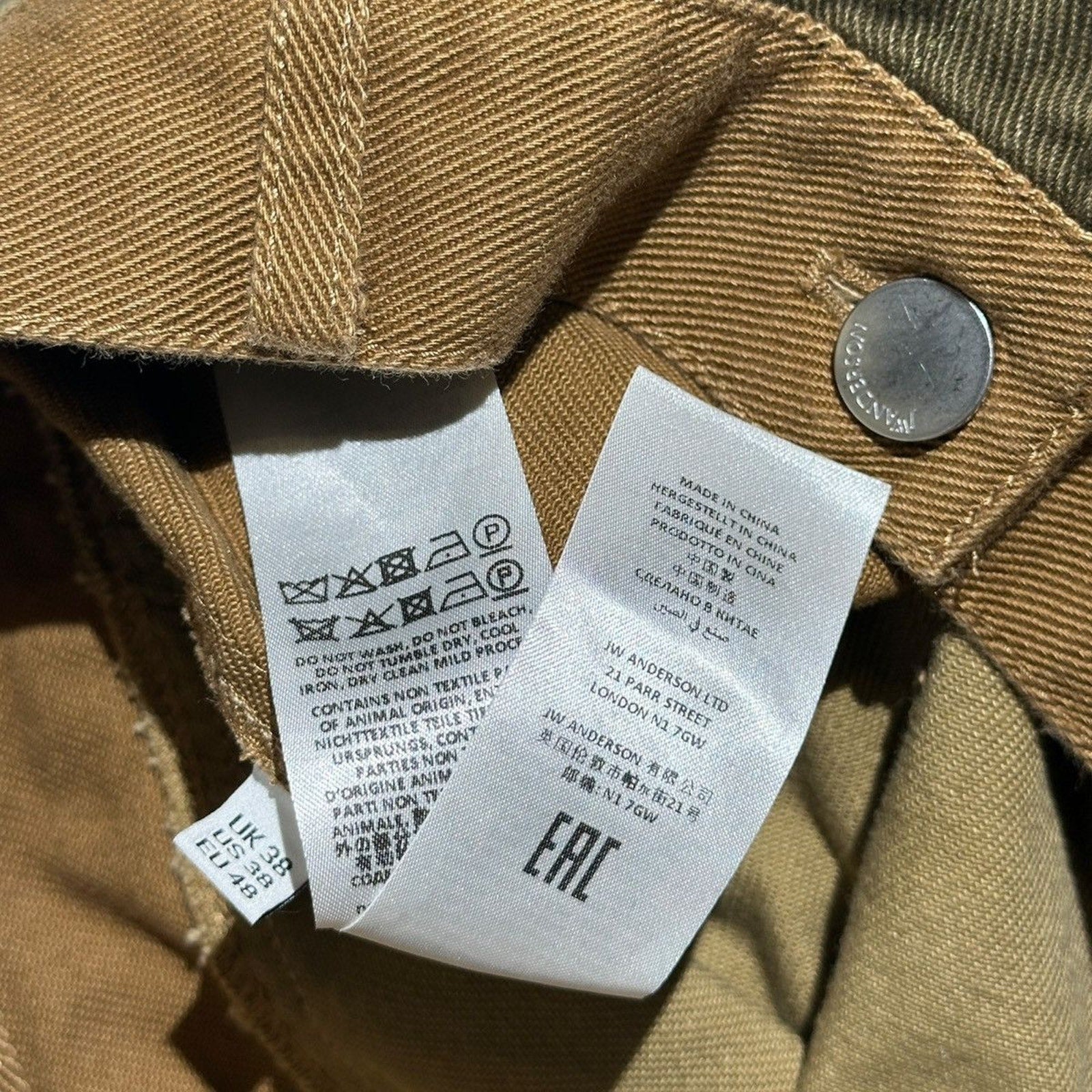 Patchwork two tone cargo