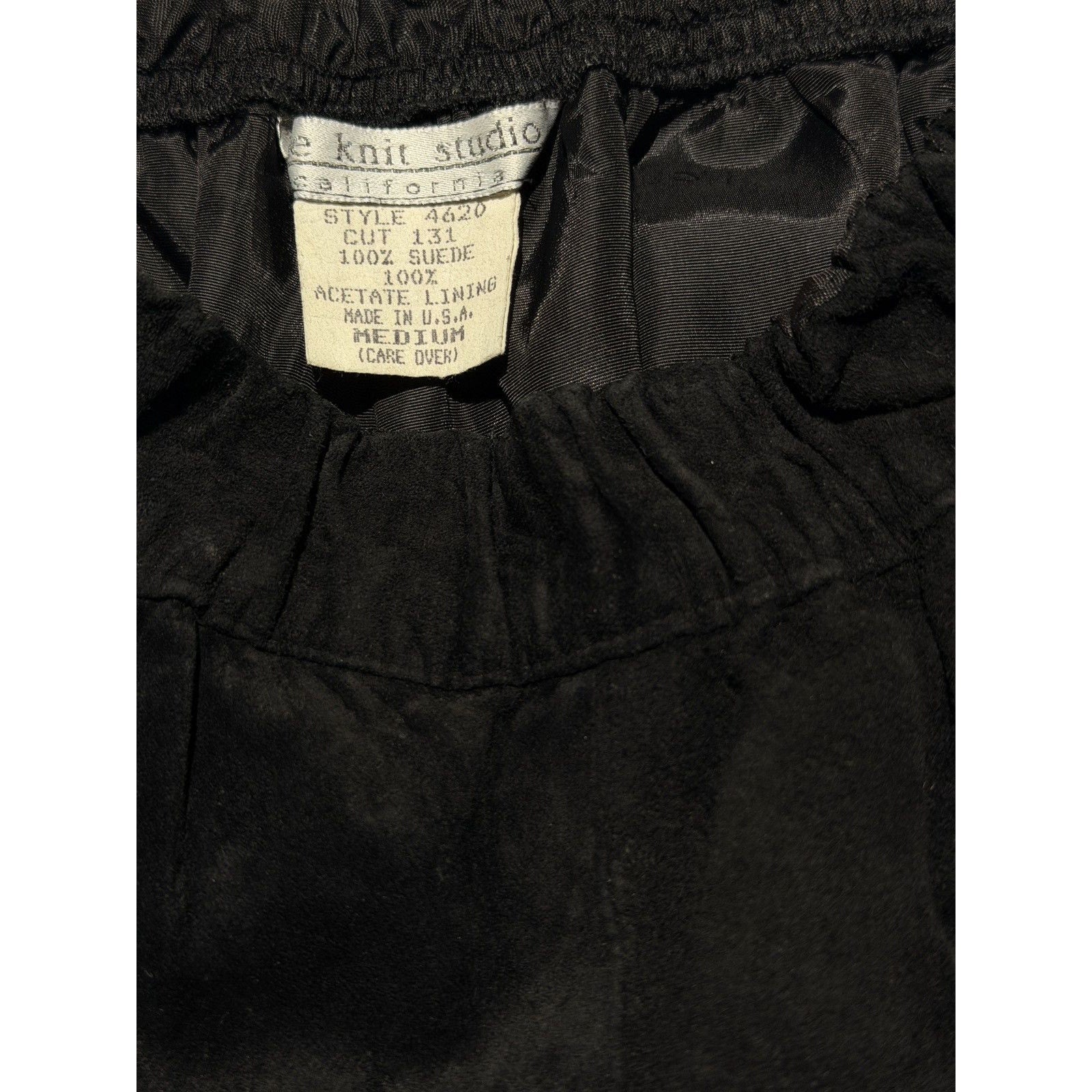 100% leather seuded pant