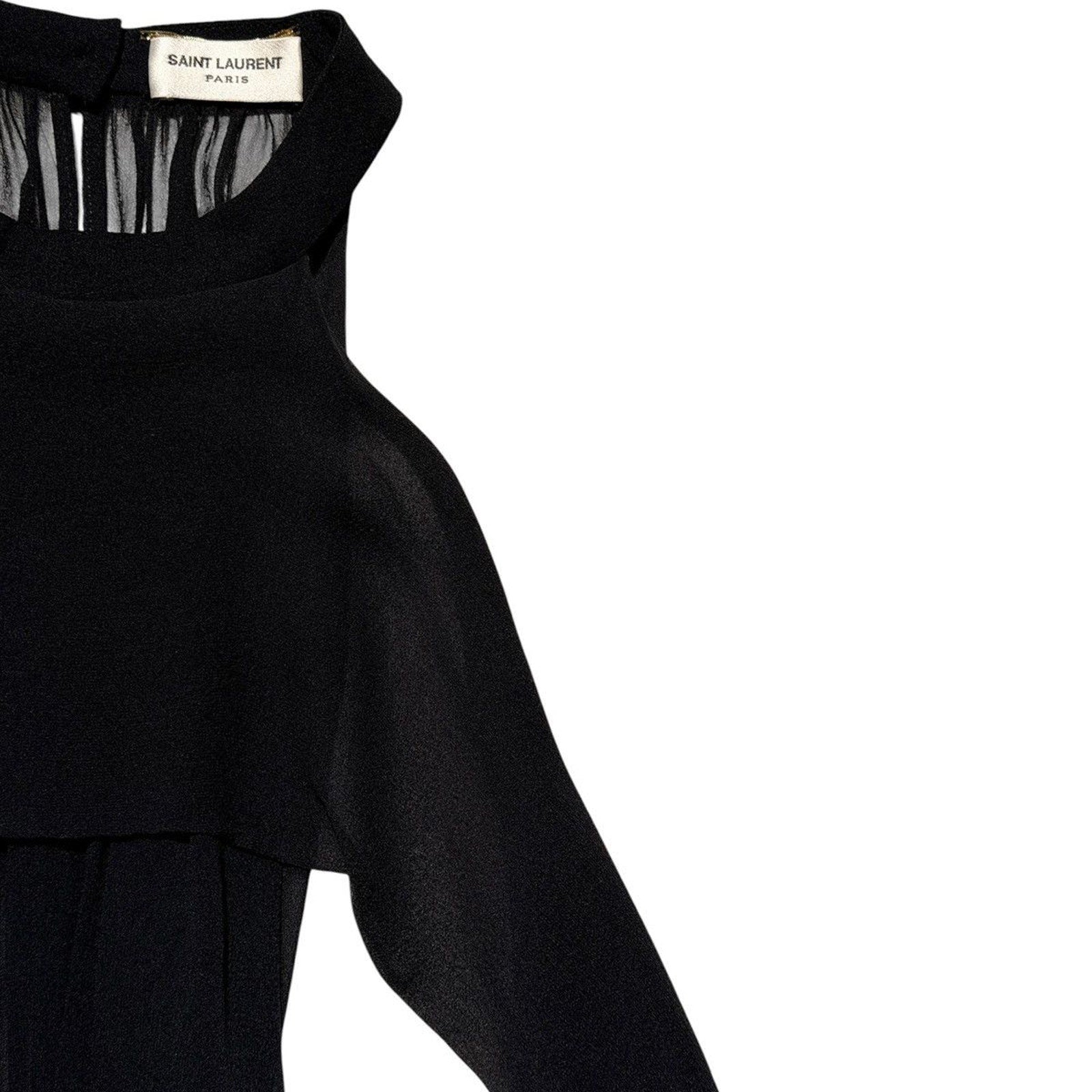 Silk flowy neck button top