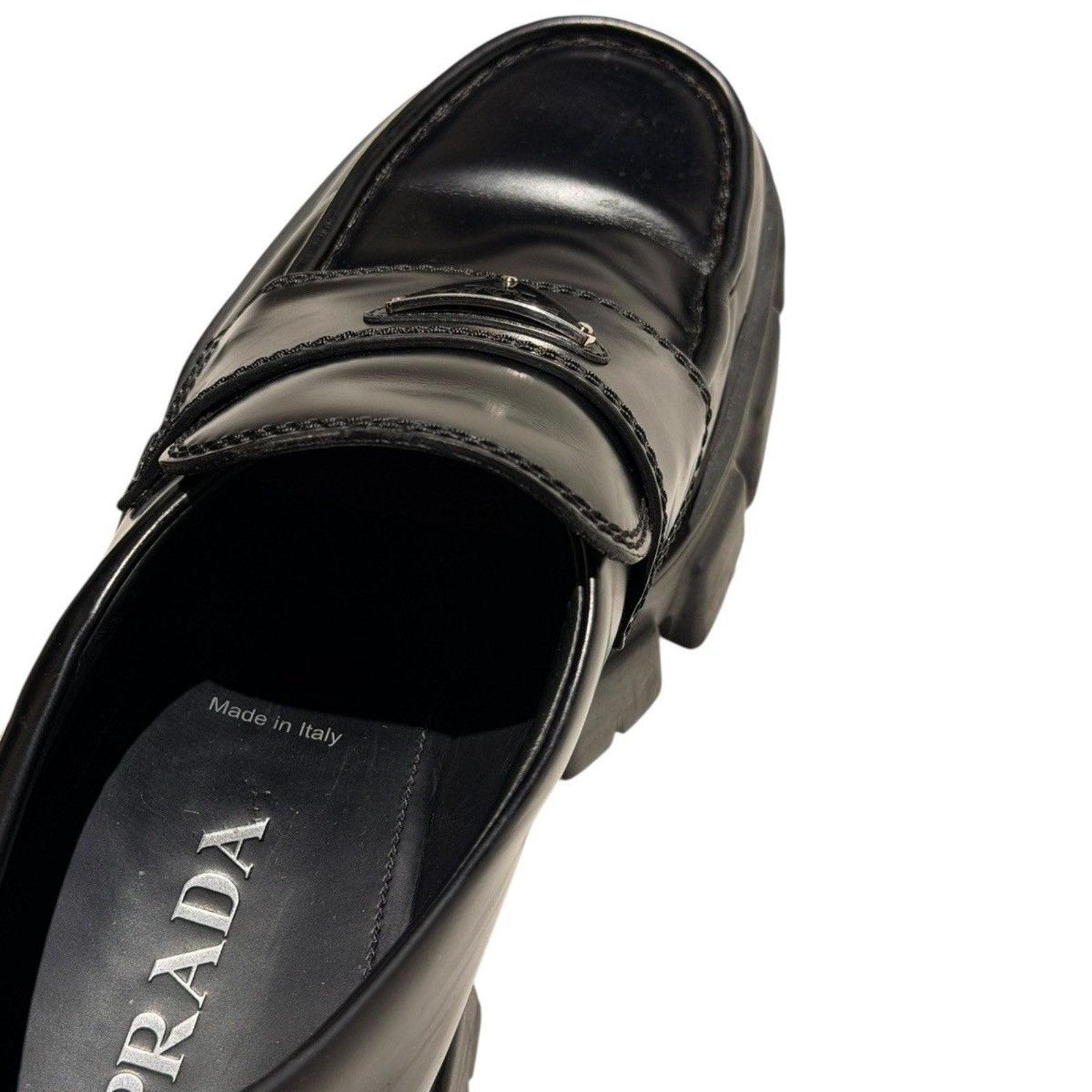 Monolith slip on chunky loafer
