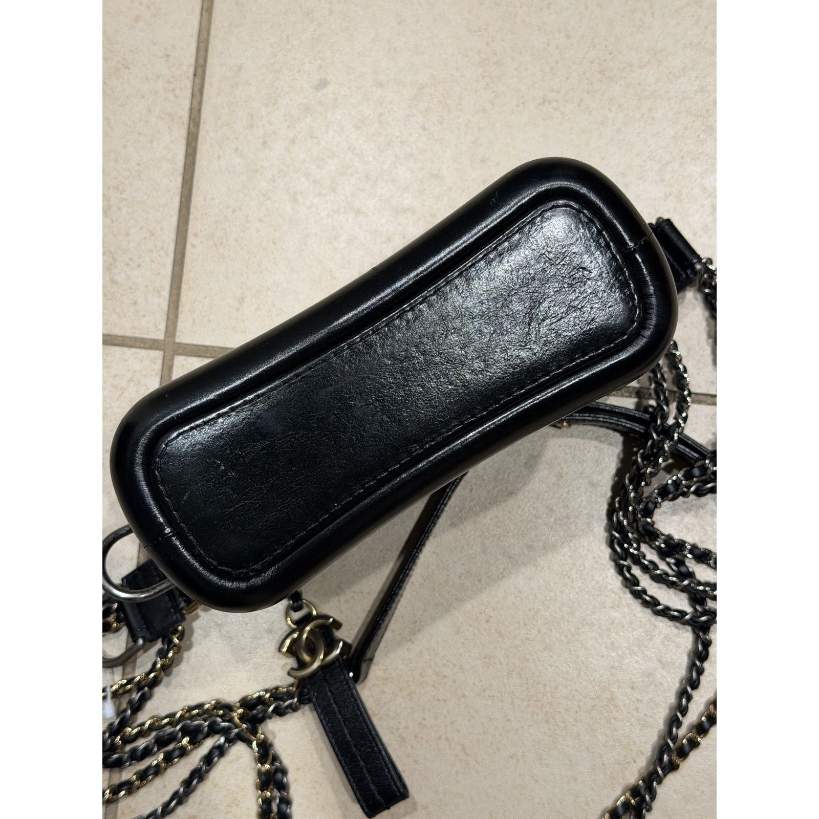 Gabrielle embellished quilted chainlink hobo