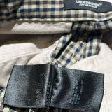 Zippered plaid pant