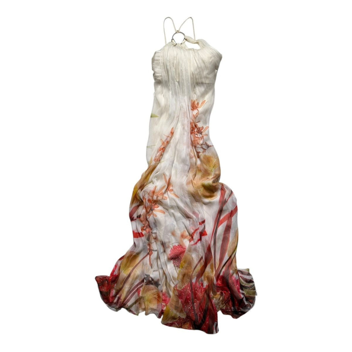 Silk layered abito dress