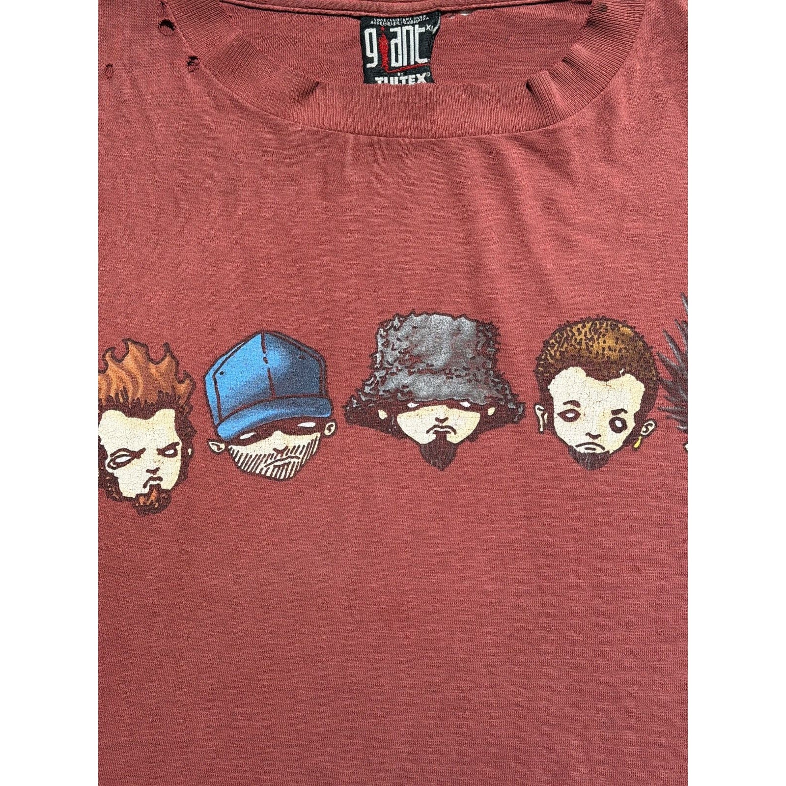 1998 Limp Bizkit school bus tee