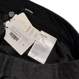 Runched wool trouser