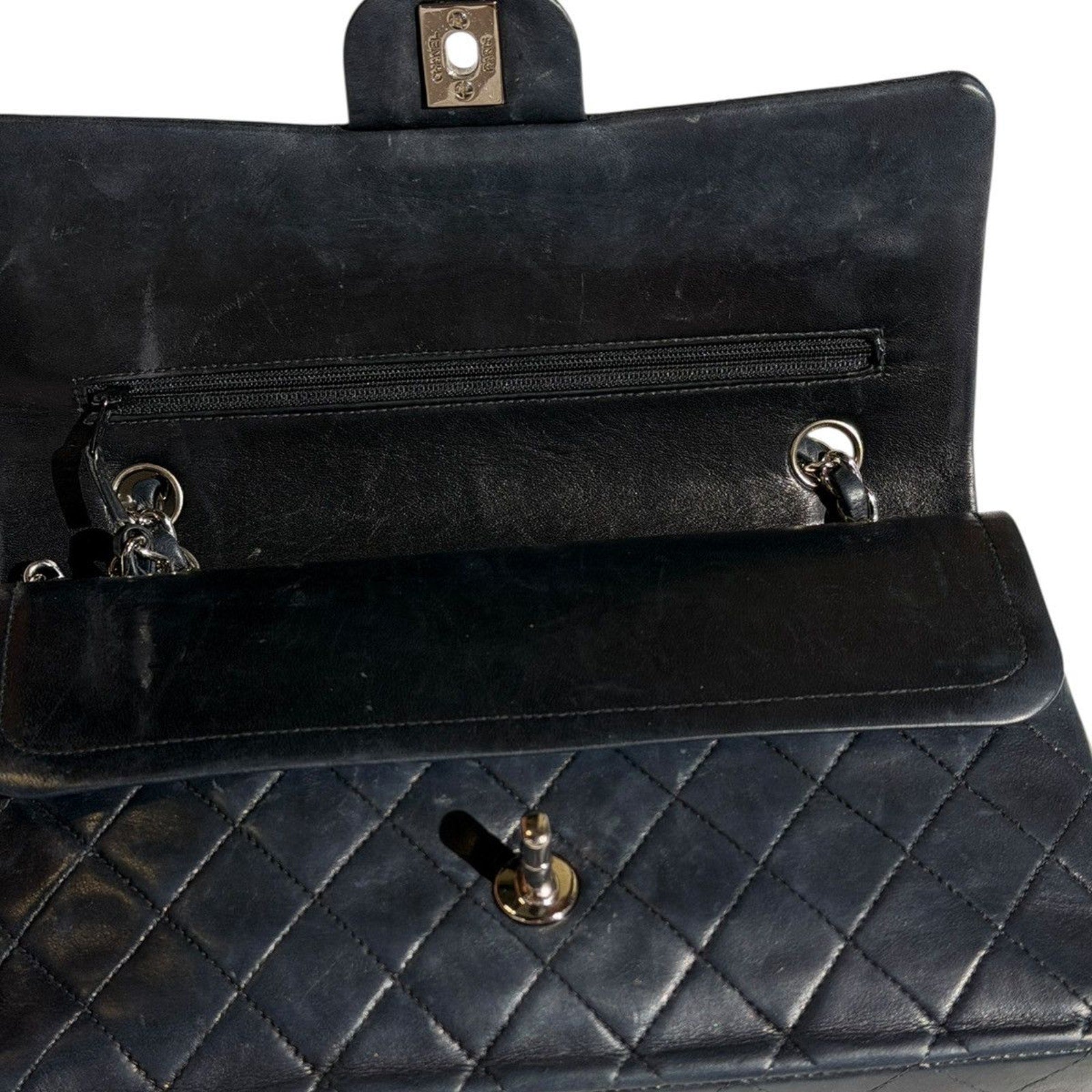 Classic double flap quilted bag