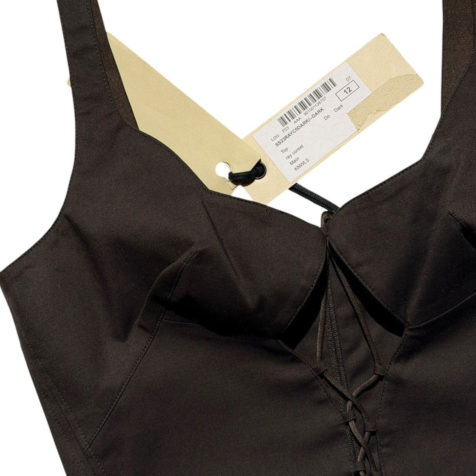 Ray corset lace top