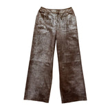 1999 Wide leg glitter leather pant