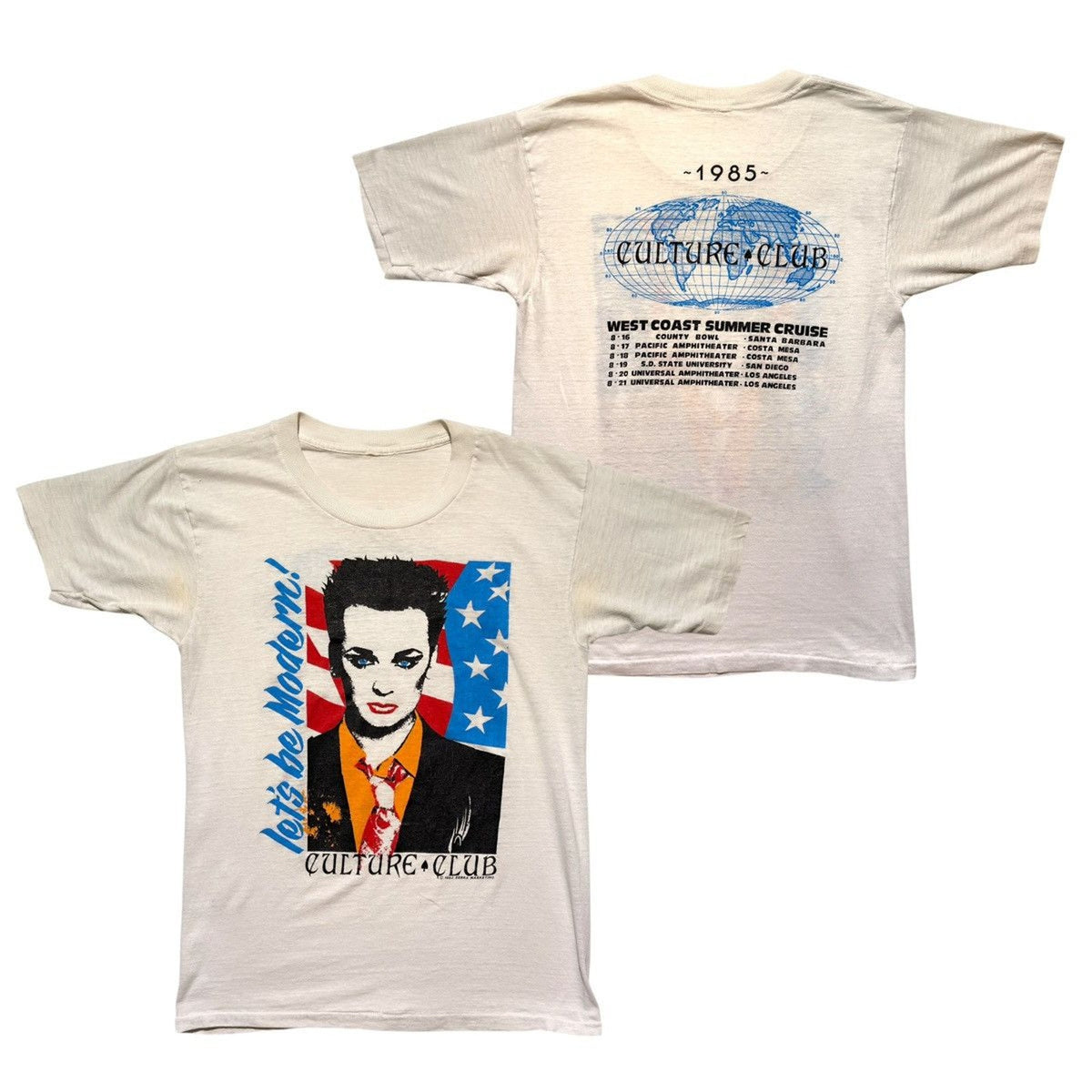 1985 Culture club West coast tour