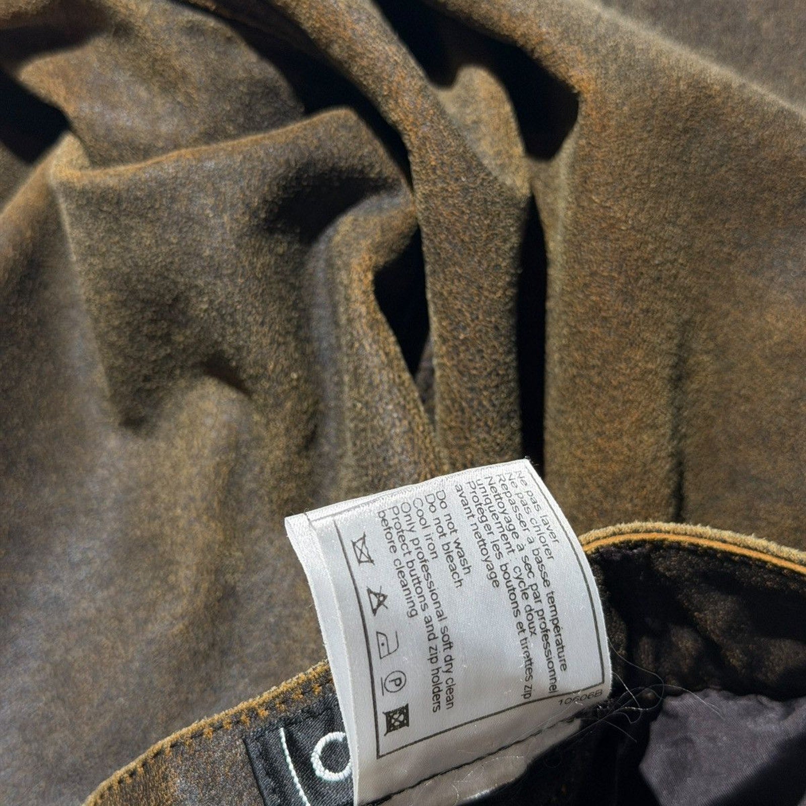 FW2000 split Leather denim