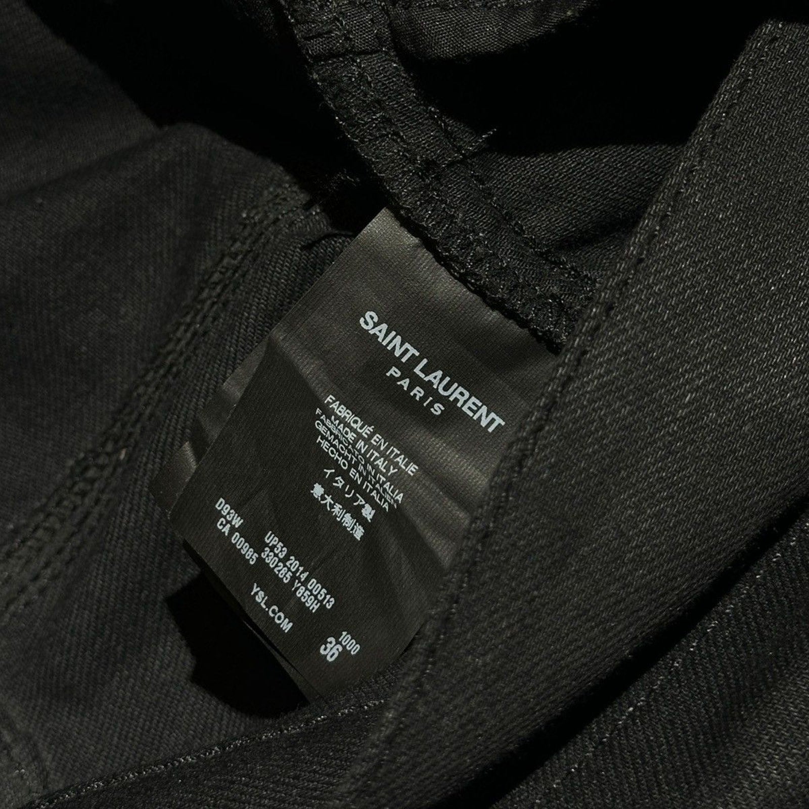 D04 motocycke biker leather zipped denim
