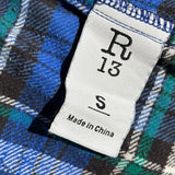 Flannel Maxi stretchy skirt