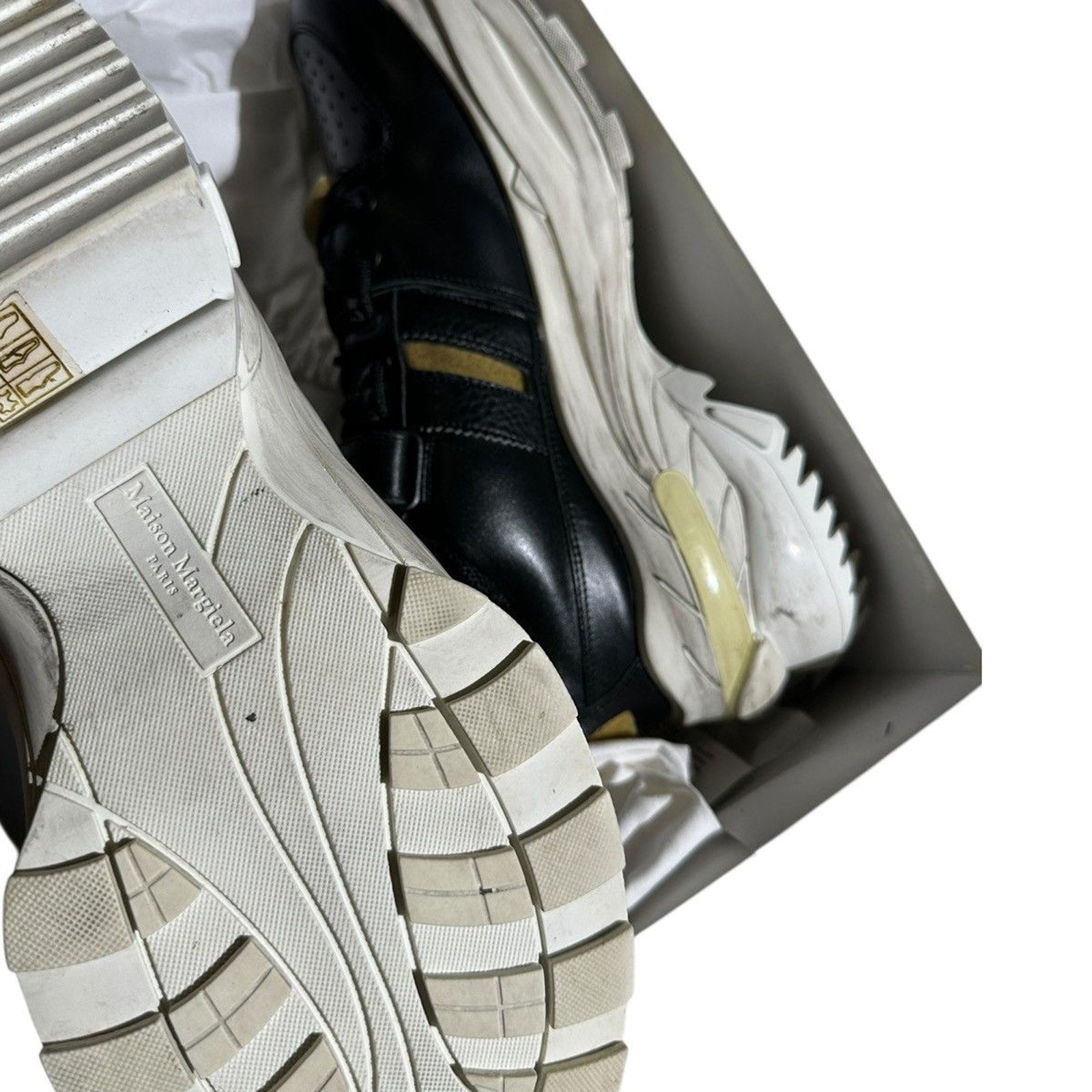Retro fit deconstructed sneaker