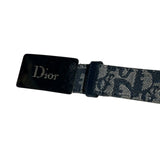 Monogram logo leather belt