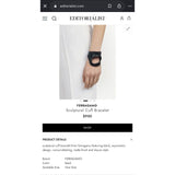 Sculptural cuff bracelet