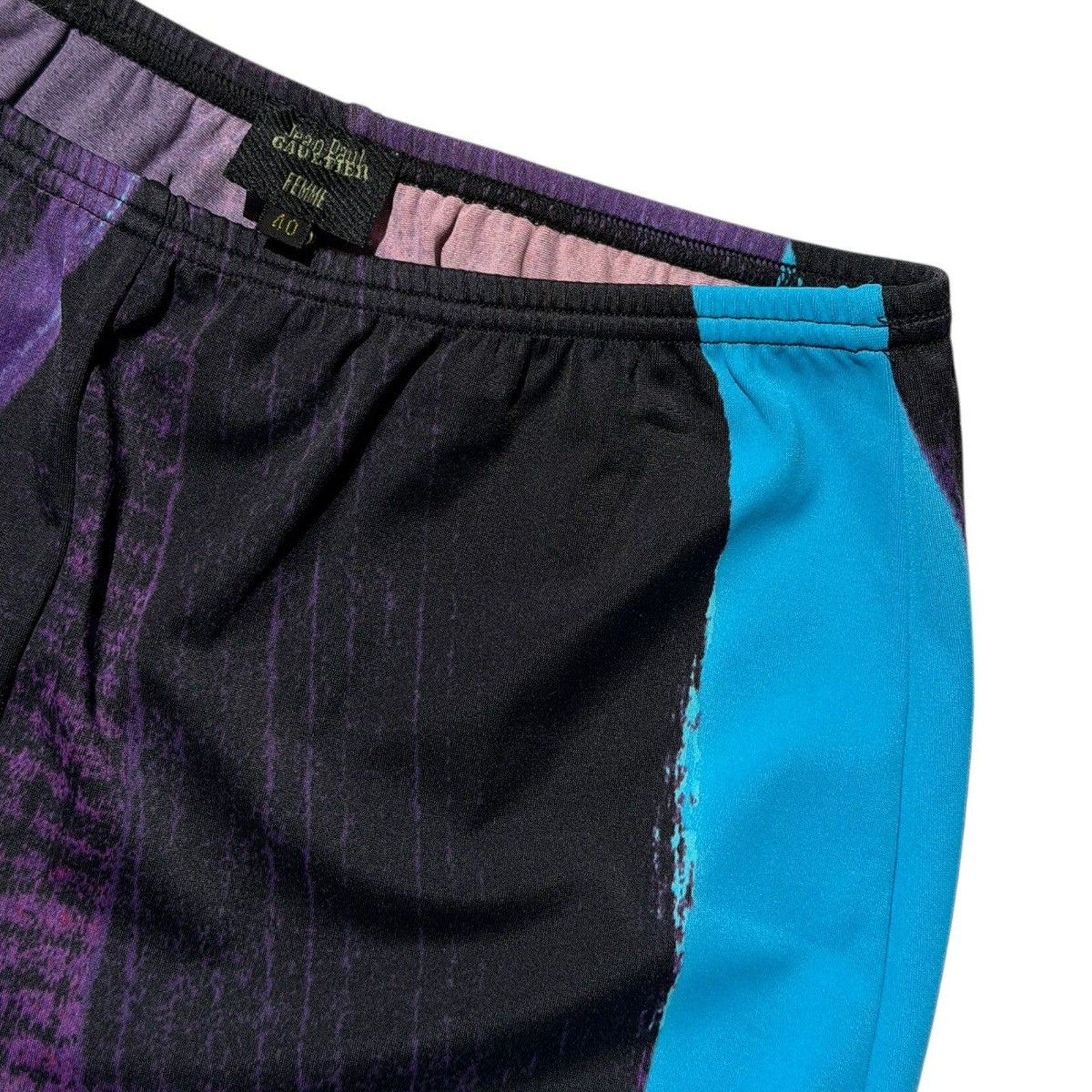 SS1997 runway trompe l’oeil suit two piece set