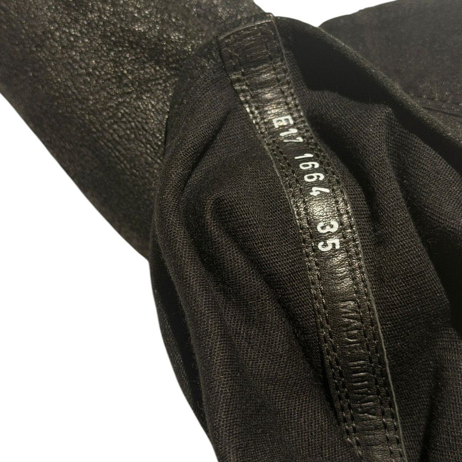 blistered leather slip on sock ramones