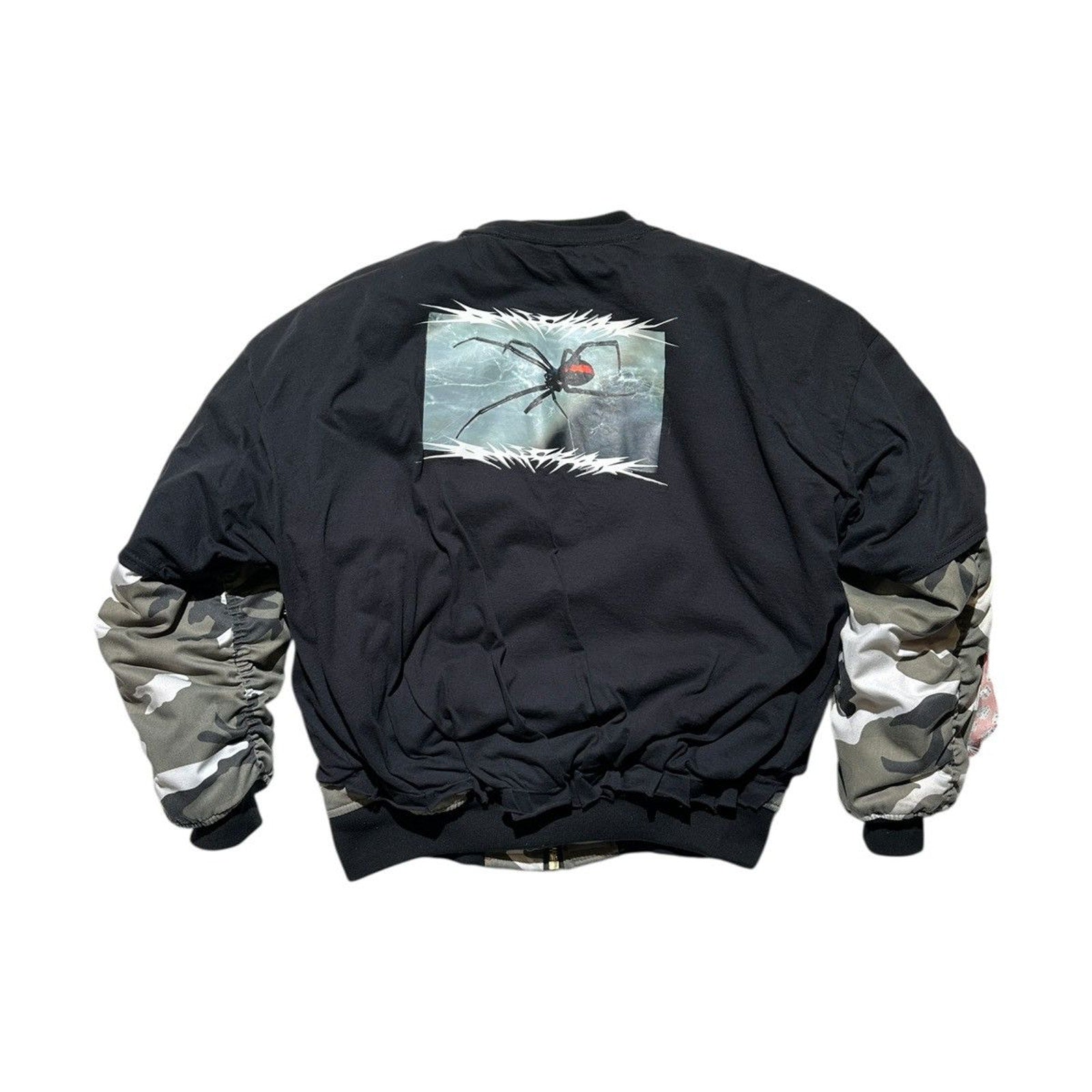 75018 Camo vaccine bomber jacket