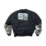 75018 Camo vaccine bomber jacket