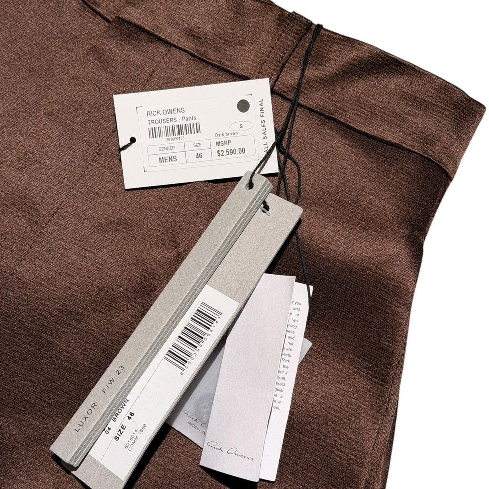 Luxor FW23 Dirt cooper wide leg pant