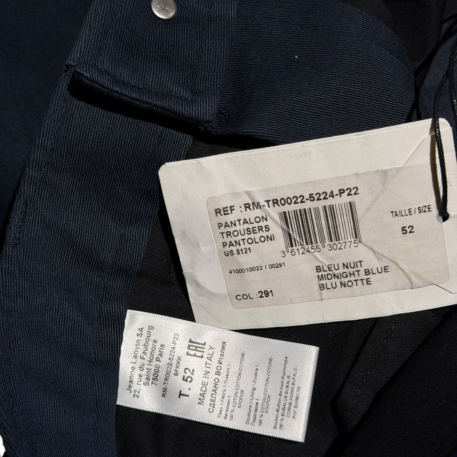 Logo patch cargo trouser
