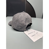 Leather printed hat