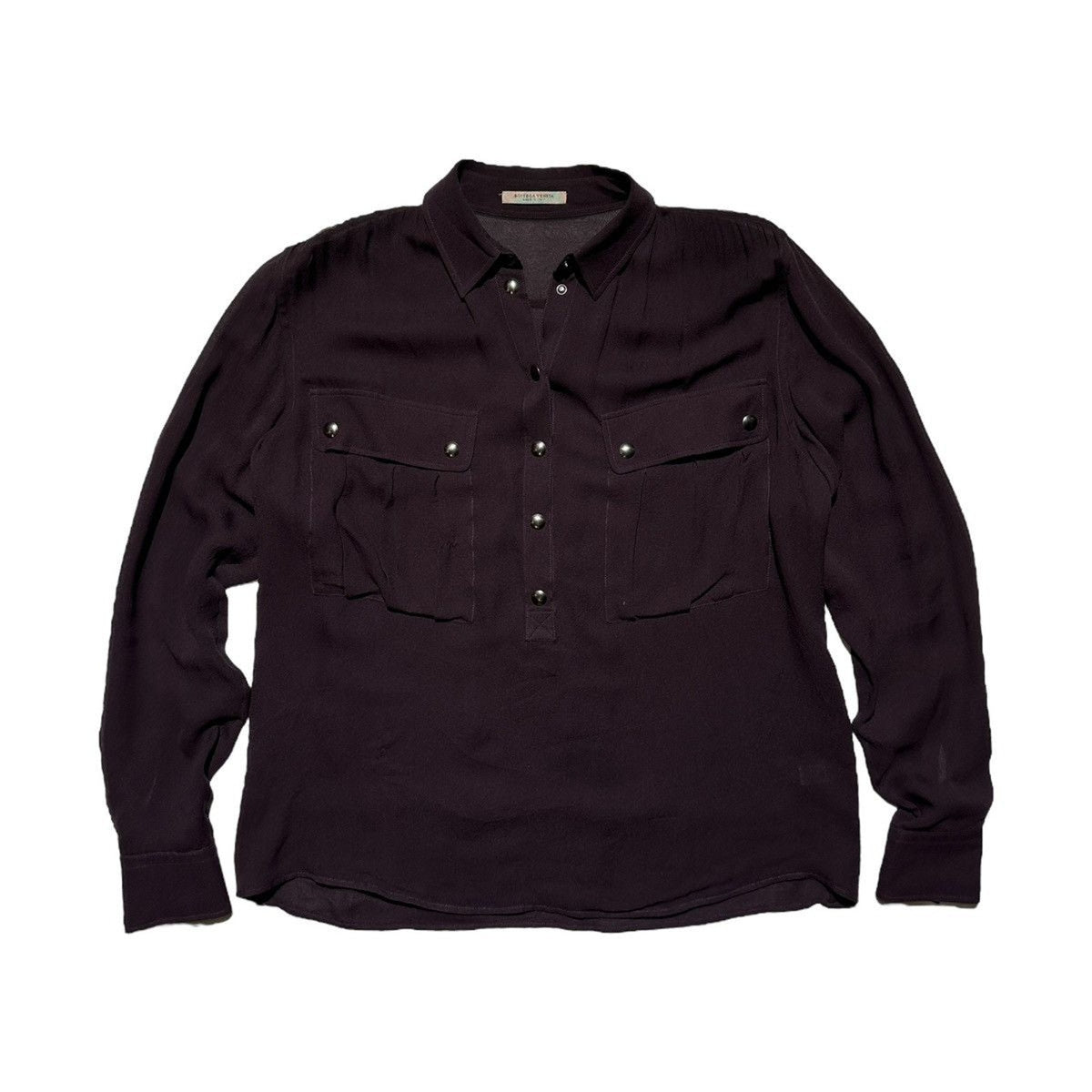 100% silk buttoned shirt