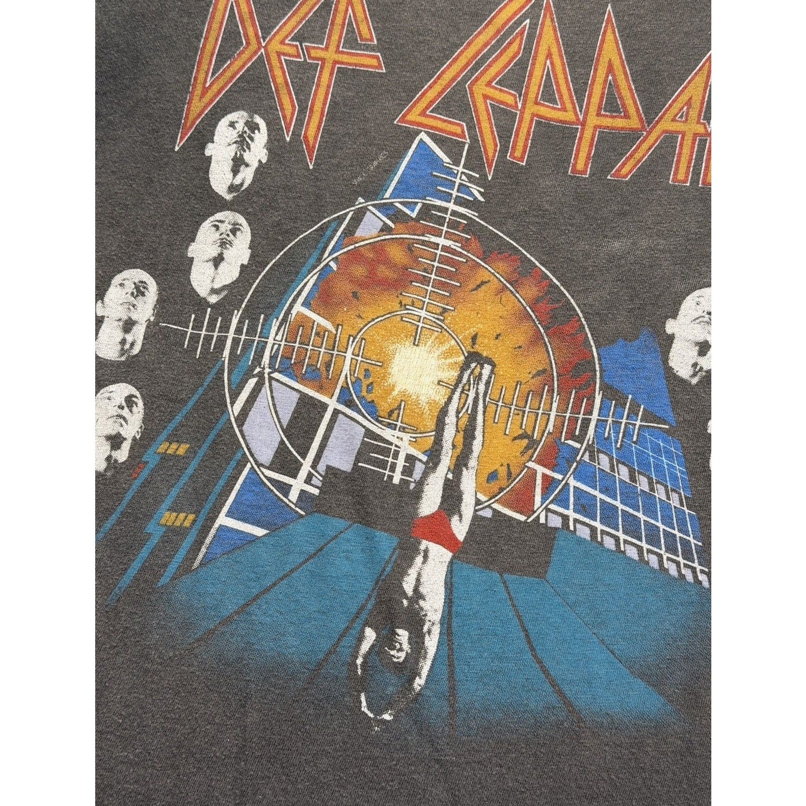 1980s def leppard rock brigade vintage tee