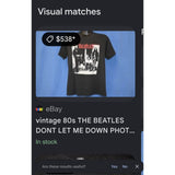 1980s Beatles don’t let me down tee