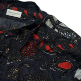 100% silk floral flowy shirt