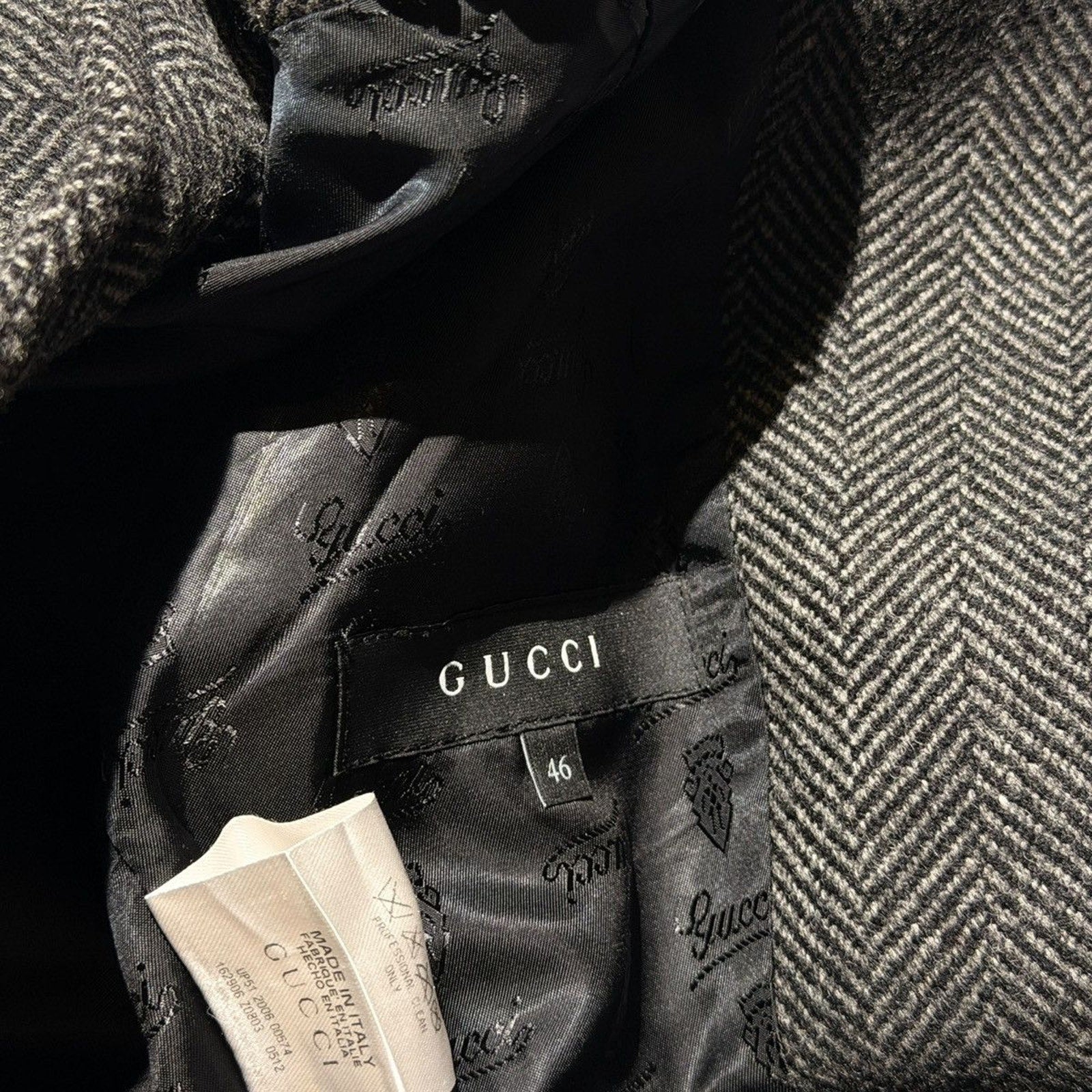 Cashmere wool structured kacket
