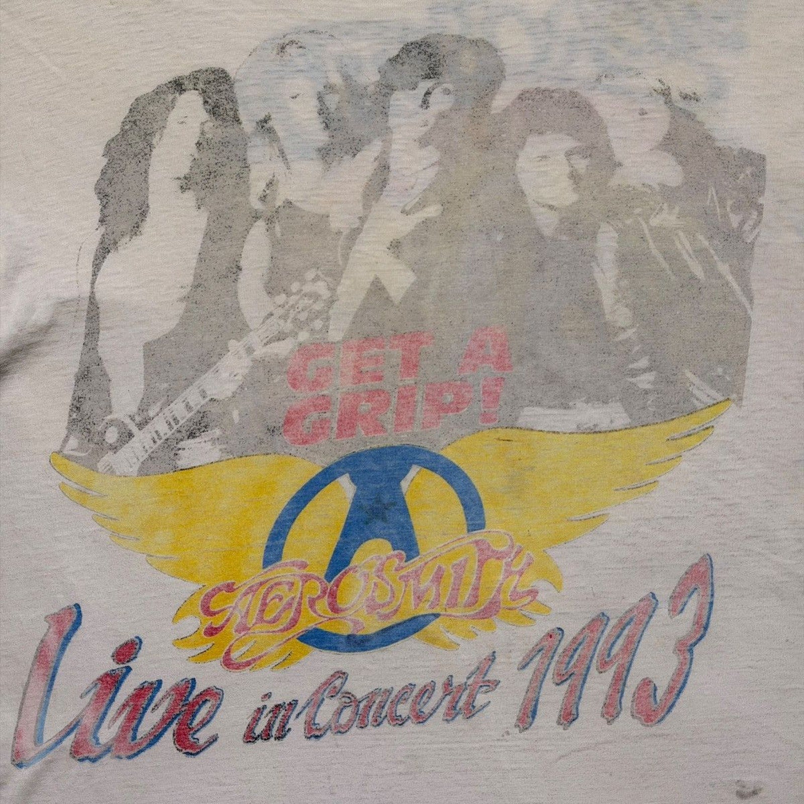 Aerosmith 1993 vintage get a grip tour tee