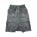 Geometric creatch shorts