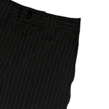 Flared pinstripe stretch pant