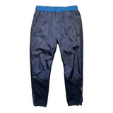 Hybrid nylon logo zippered sweatpants