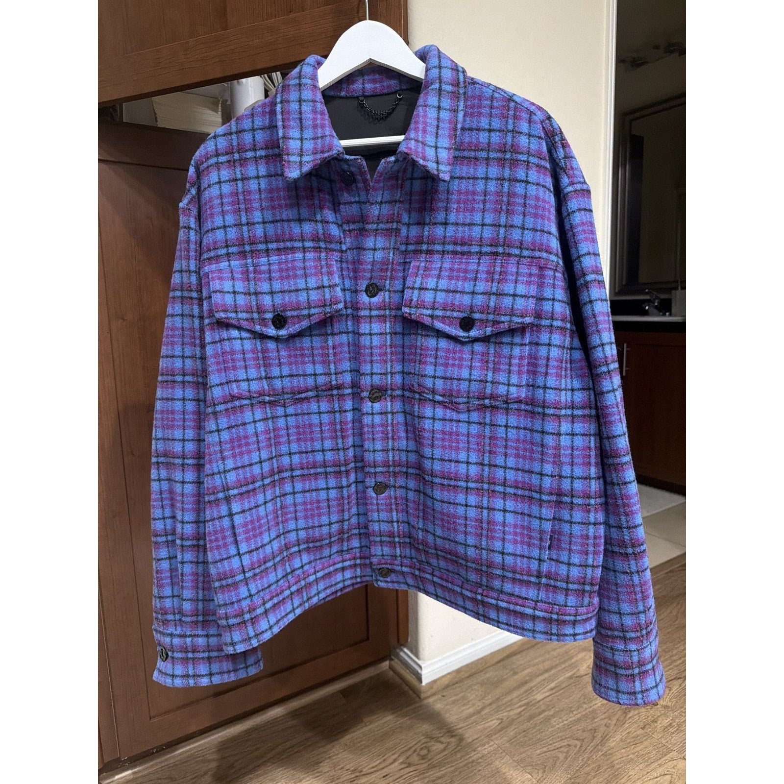 Virgil era Plaid trucker flannel