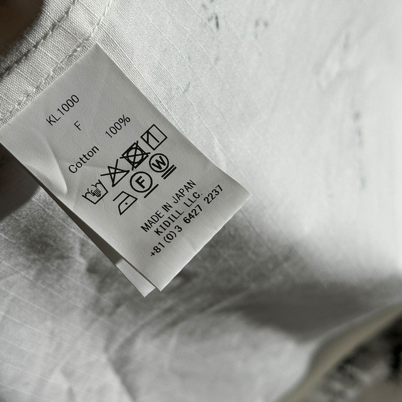 SS25 punk graphic oversized button down