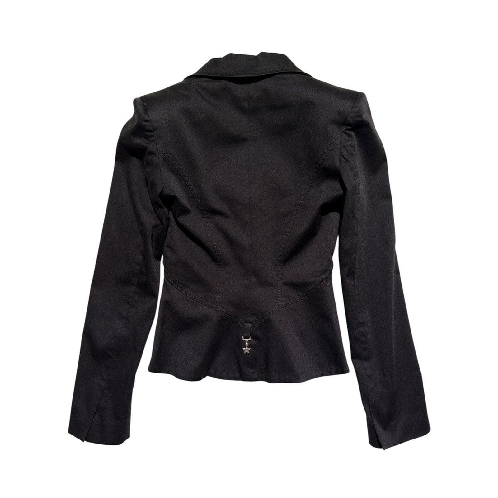 1980s Body contour zip jacket