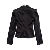 1980s Body contour zip jacket