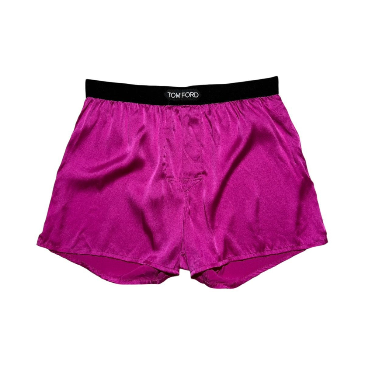 Silk logo shorts